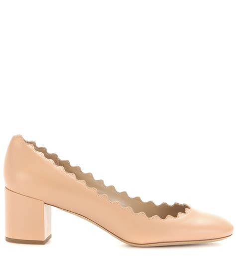 chloe lauren pumps|chloe leather pump.